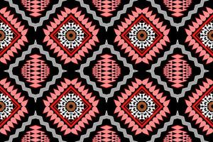 Geometric ethnic oriental traditional art pattern.Figure tribal embroidery style.Design for ethnic background,wallpaper,clothing,wrapping,fabric,element,sarong,vector illustration vector