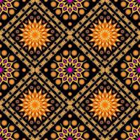Geometric ethnic oriental traditional art pattern.Figure tribal embroidery style.Design for ethnic background,wallpaper,clothing,wrapping,fabric,element,sarong,vector illustration vector