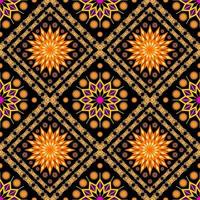 Geometric ethnic oriental traditional art pattern.Figure tribal embroidery style.Design for ethnic background,wallpaper,clothing,wrapping,fabric,element,sarong,vector illustration vector