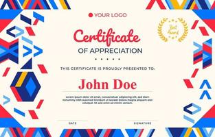 Abstract Geometric Certificate Concept vector