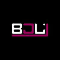 Diseño creativo del logotipo de la letra bjl con gráfico vectorial, logotipo simple y moderno de bjl. vector