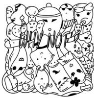 doodle fun art free vector