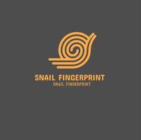 Snail logo vector