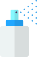 ilustración de botella de spray de alcohol en estilo minimalista png