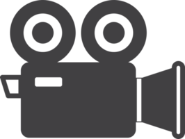 film telecamera illustrazione nel minimo stile png