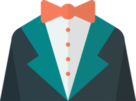 men suit illustration in minimal style png