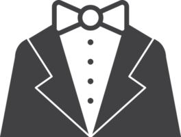 ilustración de traje de hombre en estilo minimalista png