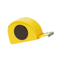 Tape measure tools construction equipment 3d icon mockup illustration png