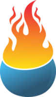 flame and water png