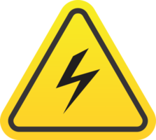 Electricity Hazard Warning sign png