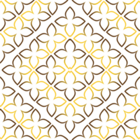 abstract zwart achtergrond met gouden bloemen ornament. png