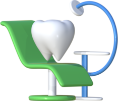 Dental teeth health care 3D icon. png