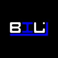 BIL letter logo creative design with vector graphic, BIL simple and modern logo.