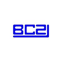 BCZ letter logo creative design with vector graphic, BCZ simple and modern logo.