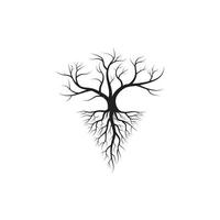 Tree branch vector ilustration design