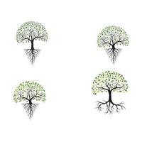 Tree branch vector ilustration design