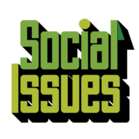 logotipo de problemas sociales sobre fondo transparente png