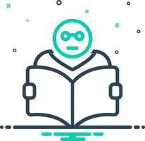 mix icon for reader vector