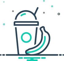 mix icon for shake vector