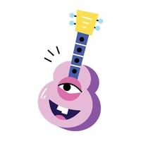 Trendy Guitar Concepts vector