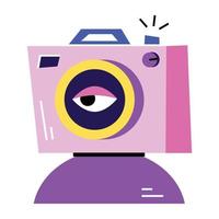 Trendy Digital Camera vector