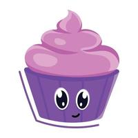 Trendy Cupcake Concepts vector