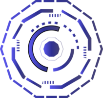 tech cirkel teknologi nätverk digital vetenskap ikon element grafisk design illustration png