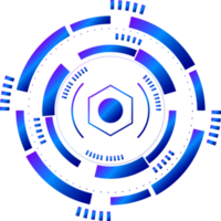 tech cirkel technologie netwerk digitaal wetenschap icoon element grafisch ontwerp illustratie png