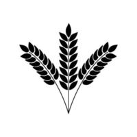 Wheat icon vector. Cereals illustration sign. Harvest symbol. Farm logo. vector