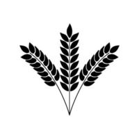 Wheat icon vector. Cereals illustration sign. Harvest symbol. Farm logo. vector