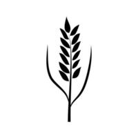 Wheat icon vector. Cereals illustration sign. Harvest symbol. Farm logo. vector