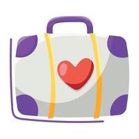 Trendy Luggage Concepts vector