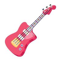 guitarra de rock de moda vector