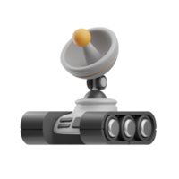 tecnologia Luna rover illustrazione 3d png