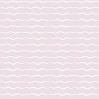 Vector seamless background with white waves and stripes on pink. Pattern for wrapping paper. girly backdrop