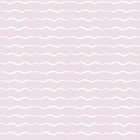 Vector seamless background with white waves and stripes on pink. Pattern for wrapping paper. girly backdrop