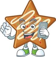 vector de galletas estrella