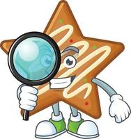 vector de galletas estrella