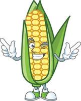 Cartoon Corn Sweet Vector