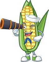 Cartoon Corn Sweet Vector