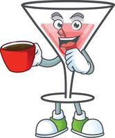 Cocktail Sweet Cartoon Character vector