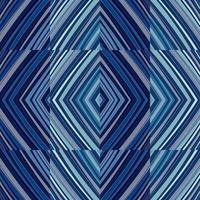 ornamento de mosaico de rayas geométricas. líneas de onda vintage decorativas patrón sin costuras. vector