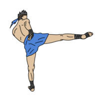 ícone de ilustração muaythai png