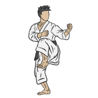 illustration av karate png