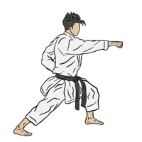 illustration av karate png