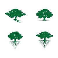 Tree branch vector ilustration design