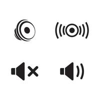 Sound icon vector illustration