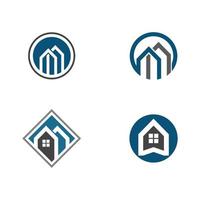 Property and Construction Logo design vector