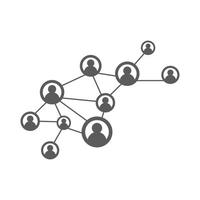 People Network and social icon vector