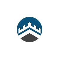 Castle vector illustration icon